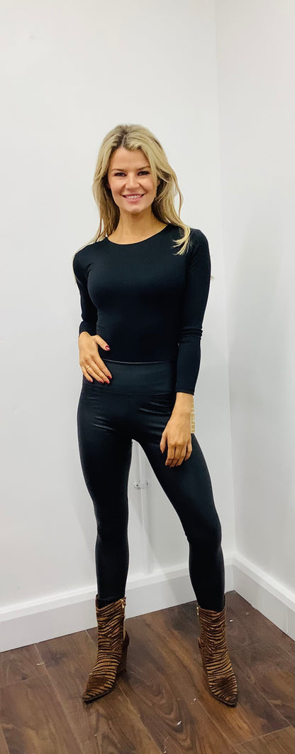 LARASFASHION #1 FAUX LEATHER LEGGING