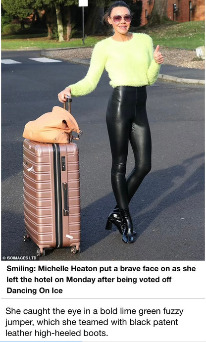 COMMANDO FAUX LEATHER  TROUSER LEGGINGS ( AS SEEN ON MICHELLE HEATON )