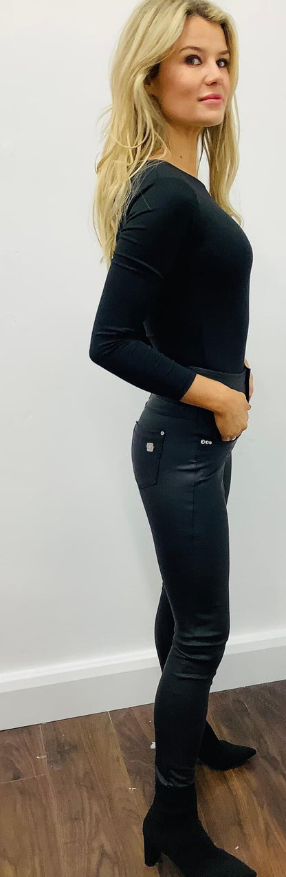 Freddy Leather Now Jeans Black