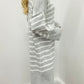 LARASFASHION GREY STRIPE JUMPER DRESS